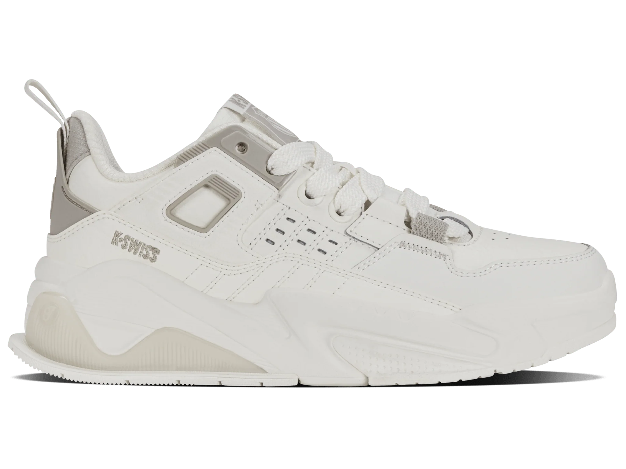 04077-942-M | TECHNA TRAINER | SAIL WHITE/TAUPE GRAY