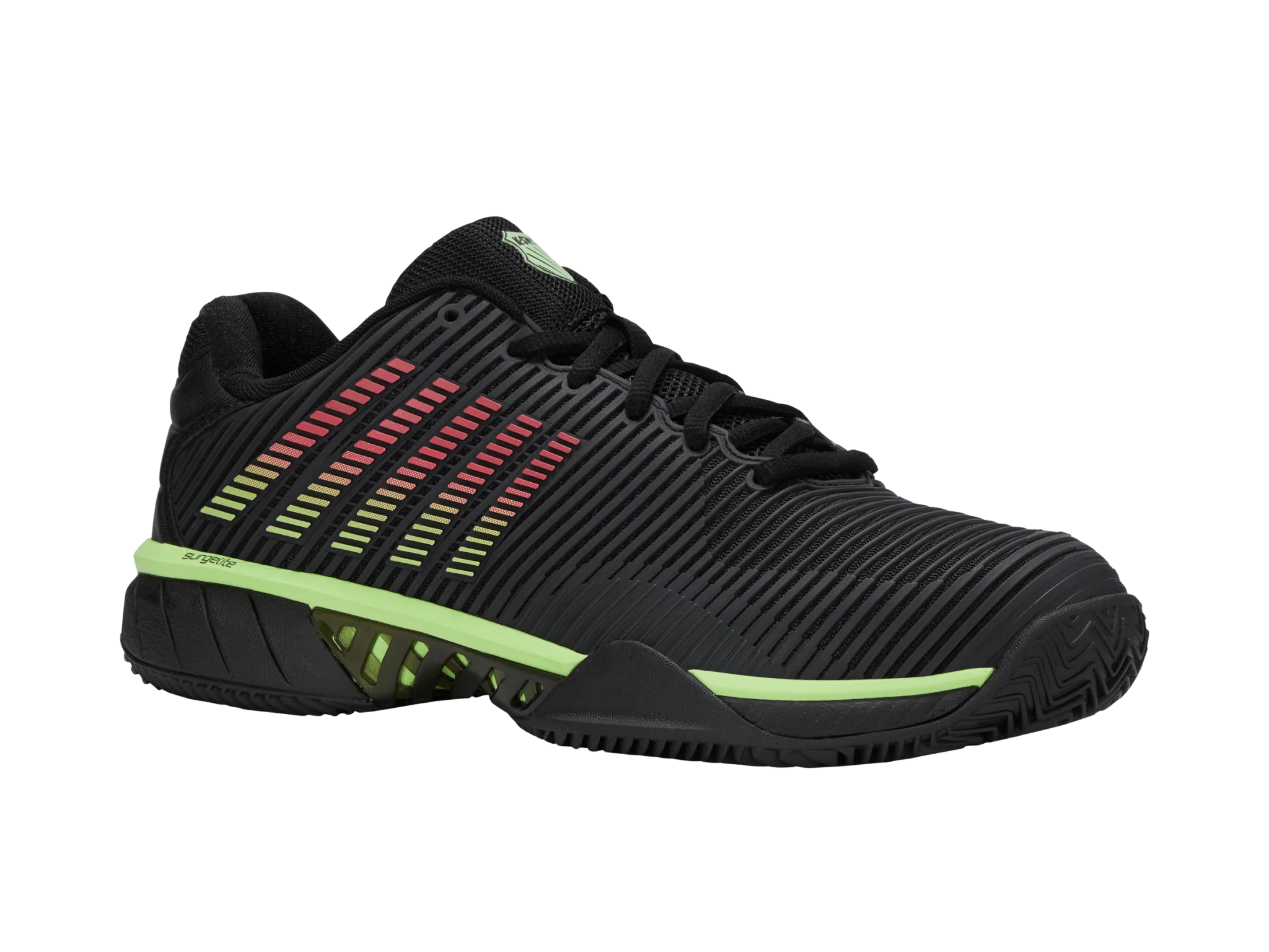 06614-034-M | HYPERCOURT EXPRESS 2 CLAY | BLACK/SOFT NEON GREEN/NEON LAVA - Image 2