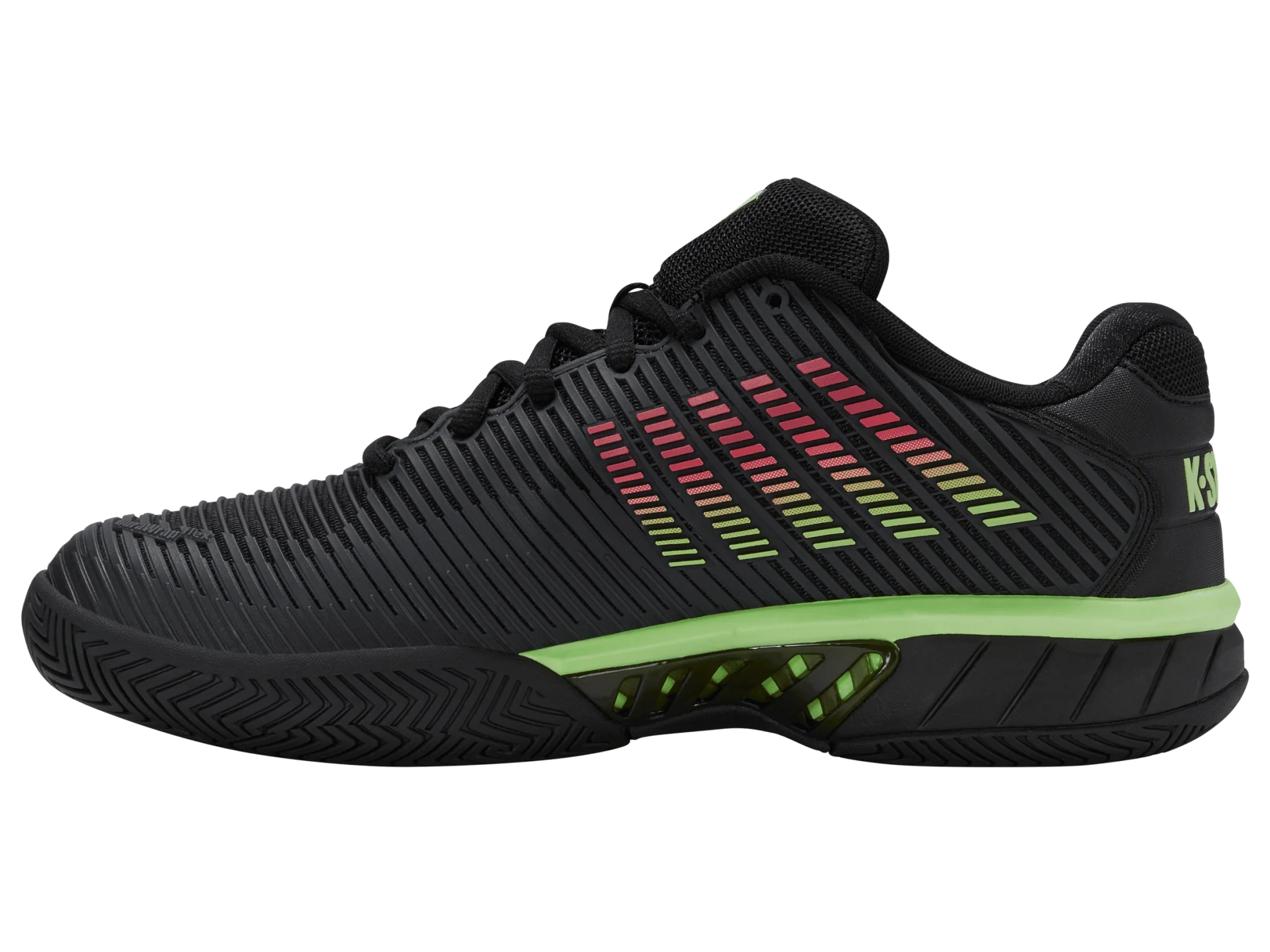 06806-034-W | HYPERCOURT EXPRESS 2-2E | BLACK/SOFT NEON GREEN/NEON LAVA - Image 5