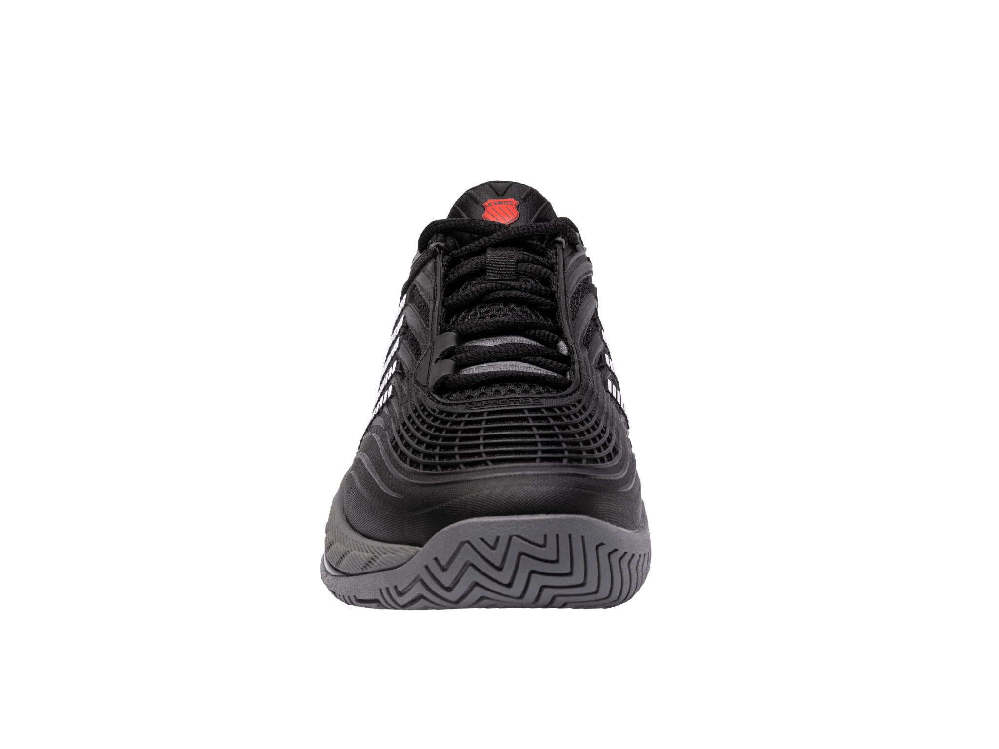09071-038-M | HYPERCOURT SUPREME 2 | BLACK/STEEL GRAY/FIREY RED - Image 3
