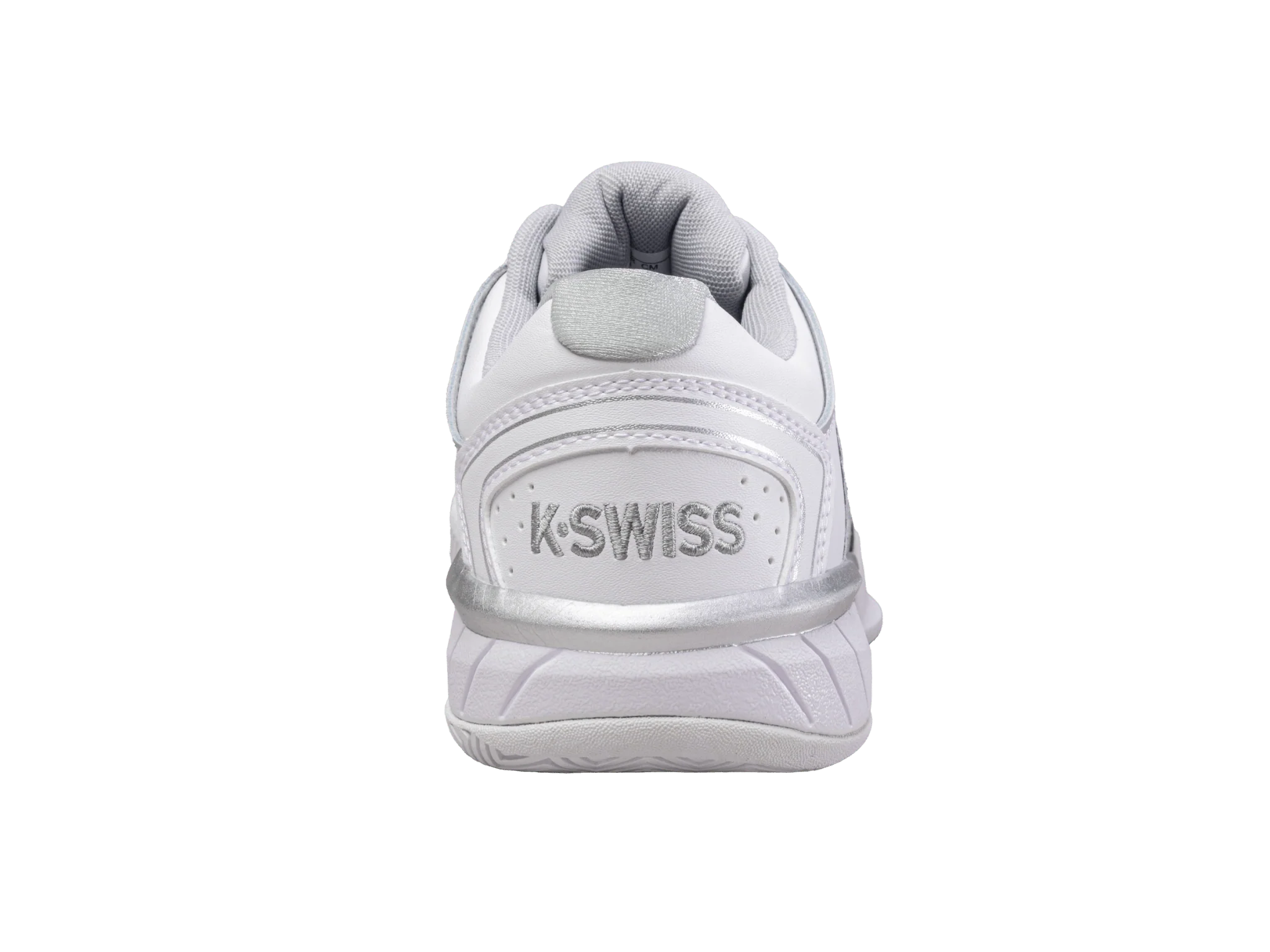 93379-107-M | WOMENS HYPERCOURT EXPRESS LEATHER | WHITE/SILVER/GLACIER GRAY - Image 4